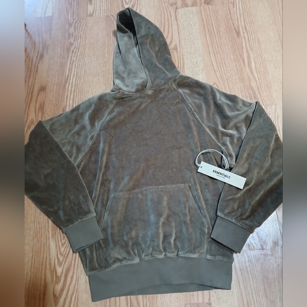 Essentials Olive Green Hoodie